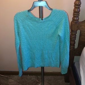 Turquoise knit sweater
